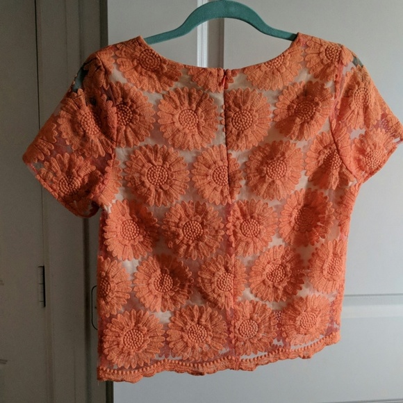 Orange Crop Top - Picture 2 of 3